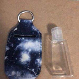 Hand sanitizer keychain